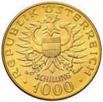AUSTRIA Repubblica (1918-) 1.000 Scellini ... 