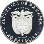 PANAMA 20 Balboas 1975 – AG (g 130) In ... 