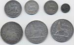 7 Monete d’argento d’Etiopia. Non si ... 