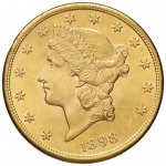 USA 20 Dollari 1898 S ... 
