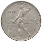 Repubblica italiana – 50 Lire 1955 – AC ... 