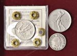 Lotto di 3 monete: 50 cent. 1863 M stemma, ... 