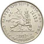 ETIOPIA 5 Dollari 1972 - AG (g 20,10) F ... 