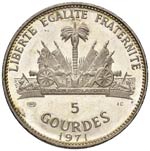 HAITI 5 Gourdes 1971 - AG (g 23,65)