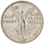 MESSICO 2 Pesos 1921 - KM 462 AG (g 26,65)