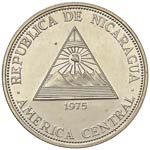NICARAGUA 100 Cordobas 1975 - AG (g 24,88)