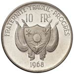 NIGER 10 Franchi 1968 - AG (g 20,08)