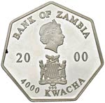 ZAMBIA 2.000 Kwacha 2000 ... 