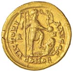Onorio (395-423) Solido (Ravenna) Busto ... 