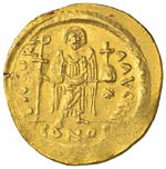 Giustiniano I (527-565) Solido - Busto ... 