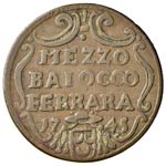 Benedetto XIV (1740-1748) Ferrara Mezzo ... 