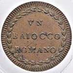 Pio VI (1774-1799) Baiocco A. XI - AE ... 