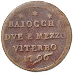 Pio VI (1774-1799) Viterbo Sampietrino 1796 ... 