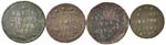 Pio VI (1775-1799) Lotto di quattro tra ... 