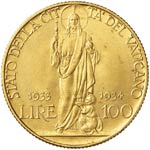 100 Lire 1933-34 - Pag. 616 AU (g 8,82) 