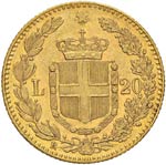 Umberto I (1878-1900) 20 Lire 1879 - Pag. ... 