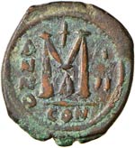 Giustino II (565-578) Follis ... 