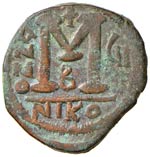 Giustino II (565-578) Follis (Nicomedia) Gli ... 
