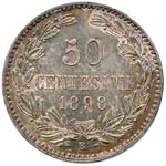 SAN MARINO 50 Centesimi 1898 - Pag. 369 AG ... 