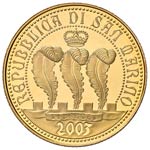 SAN MARINO 50 Euro 2003 ... 