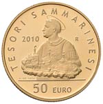 SAN MARINO 50 Euro 2010 - AU (g 16,18) Senza ... 