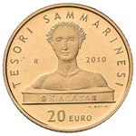SAN MARINO 20 Euro 2010 - AU (g 6,46) Senza ... 
