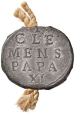 Clemente XI (1700-1721) Bolla - PB (g 46,02)
