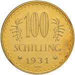 AUSTRIA Repubblica (1918-) 100 Scellini 1931 ... 