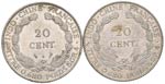 Indocina francese - 20 Cent. 1930, 1937 - AG ... 