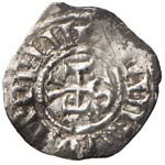 Gregorio IV (827-844) Denaro col nome di ... 