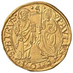 Paolo II  (1464-1471) Ducato - Munt. 16 AU ... 