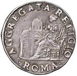 Gregorio XIII (1572-1585) Testone A. X - ... 