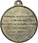 Pio IX (1846-1878) Medaglia 1850 Nefaria ... 