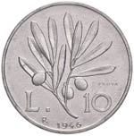 Repubblica italiana - 10, 5, 2 e Lira 1946 ... 