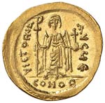 Focas (602-610) Solido - Busto coronato ... 