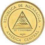 NICARAGUA 50 Cordobas 1967 - Fr. 1 AU (g ... 