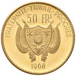 NIGER 50 Franchi 1968 - Fr. 6 AU (g 16,04)