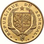 SENEGAL 100 Franchi 1968 ... 