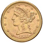 USA 5 Dollari 1881 - Fr. ... 