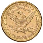 USA 5 Dollari 1881 - Fr. 158 AU (g 8,34) ... 