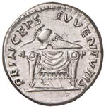 Domiziano (81-96 d.C.) Denario - Testa ... 