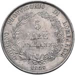MILANO Governo Provvisorio  (1848) 5 Lire ... 
