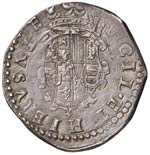 NAPOLI Filippo II  (1554-1598) Tarì sigle ... 
