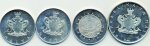 MALTA 4 Pounds 1975, 2 Pounds 1973, 1974, ... 