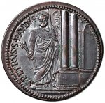 Giulio III  (1550-1555) Medaglia A. IV - AE ... 
