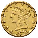 USA 5 Dollari 1882 - Fr. ... 