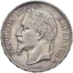 FRANCIA 5 Franchi 1868 ... 