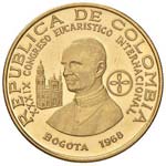 COLOMBIA 300 Pesos 1968 ... 