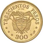 COLOMBIA 300 Pesos 1968 - Fr. 119 AU (g ... 