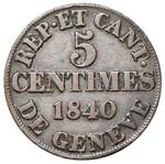 SVIZZERA Ginevra - 5 Centimes 1840 - HMZ2 ... 